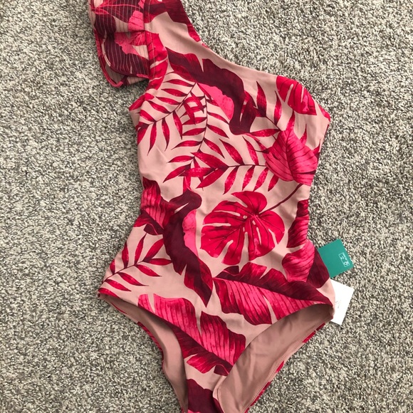 *SOLD* Johanna Ortiz/H&M one shoulder swimsuit - Picture 2 of 6